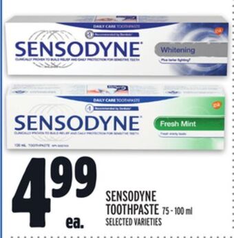 Metro Sensodyne toothpaste offer
