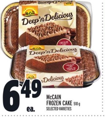 Metro Mccain frozen cake offer