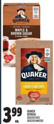 Metro Quaker oatmeal offer