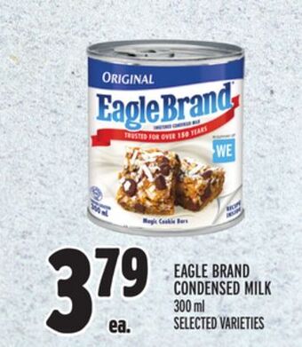 Metro Eagle brand condensed milk offer