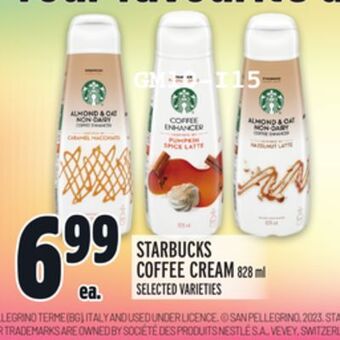 Metro Starbucks coffee cream offer