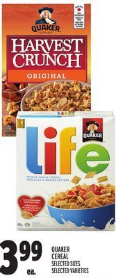 Metro Quaker cereal offer