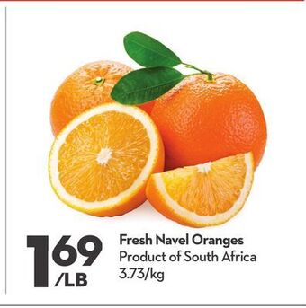 Longo's Fresh navel oranges offer