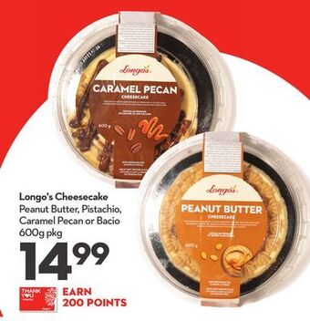 Longo's Longo's cheesecake offer