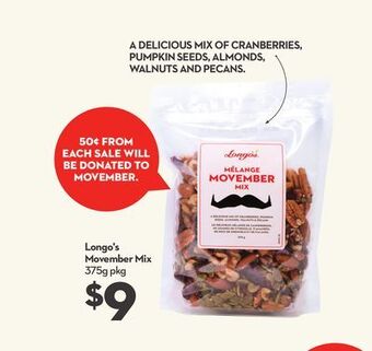 Longo's Longo's movember mix offer