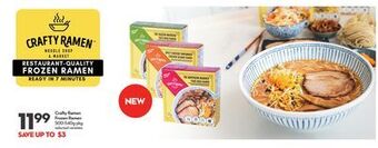 Longo's Crafty ramen frozen ramen offer