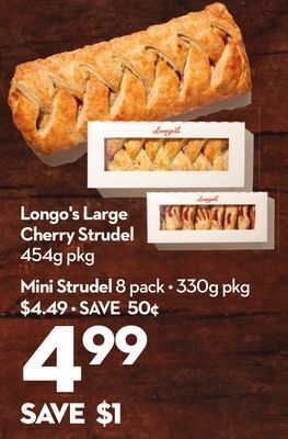 Longo's Longo's large cherry strudel offer