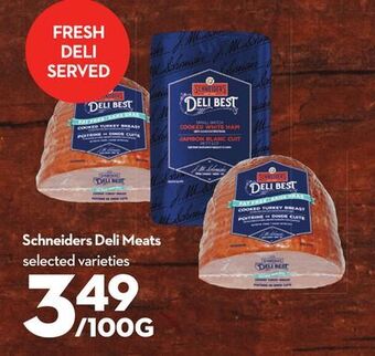 Longo's Schneiders deli meats offer