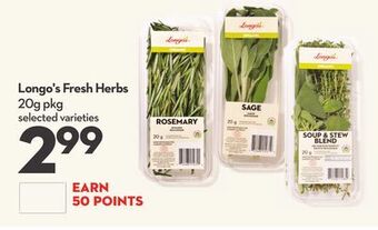 Longo's Longo's fresh herbs offer