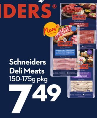 Longo's Schneiders deli meats offer