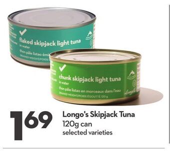 Longo's Longo's skipjack tuna offer