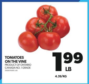 Real Canadian Superstore Tomatoes on the vine offer