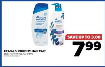 Real Canadian Superstore Head & shoulders hair care, 100-613 ml offer