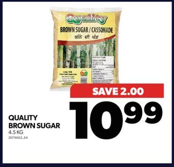 Real Canadian Superstore Quality brown sugar, 4.5 kg offer