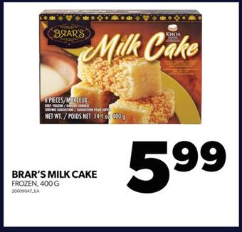 Real Canadian Superstore Brar's milk cake, 400 g offer