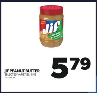 Real Canadian Superstore Jif peanut butter, 1 kg offer
