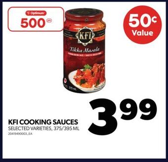 Real Canadian Superstore Kfi cooking sauces, 375/395 ml offer