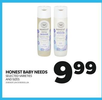 Real Canadian Superstore Honest baby needs offer