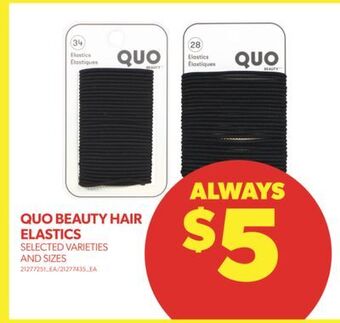 Real Canadian Superstore Quo beauty hair elastics offer