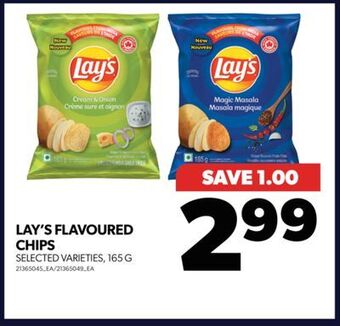 Real Canadian Superstore Lay's flavoured chips, 165 g offer