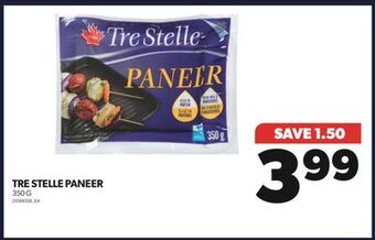 Real Canadian Superstore Tre stelle paneer, 350 g offer