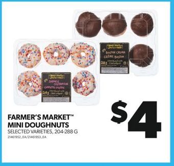 Real Canadian Superstore Farmer's market mini doughnuts, 204-288 g offer