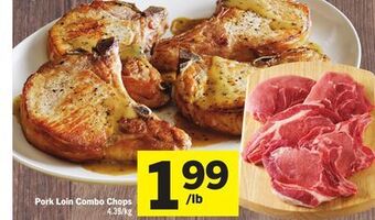 Foodland Pork loin combo chops offer