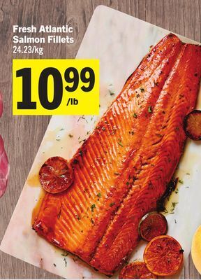 Foodland Fresh atlantic salmon fillets offer