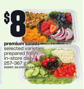 Independent Grocer Premium salads, 257–367 g offer