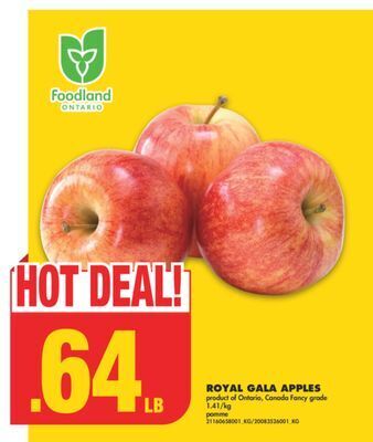 No Frills Royal gala apples offer