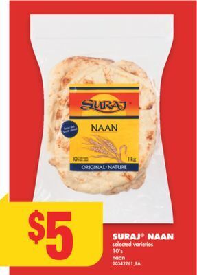 No Frills Suraj naan, 10's offer