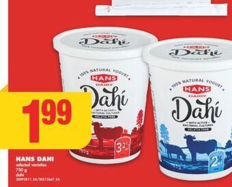 No Frills Hans dahi, 750 g offer