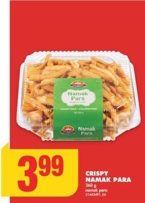 No Frills Crispy namak para, 360 g offer