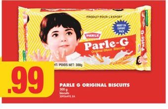 No Frills Parle g original biscuits, 300 g offer