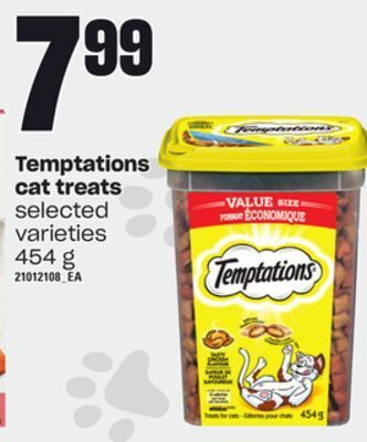 Loblaws Temptations cat treats, 454 g offer