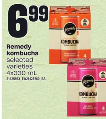 Loblaws Remedy kombucha, 4x330 ml offer