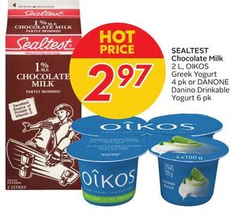 Sobeys Sealtest chocolate milk offer
