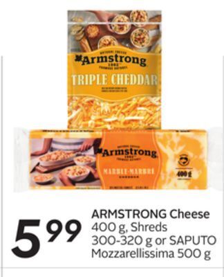 Sobeys Armstrong cheese offer