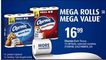Loblaws Charmin bath tissue, 12=48 rolls offer