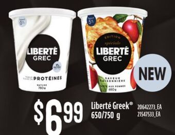 Loblaws Liberté greek , 650/750 g offer