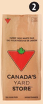 Canadian Tire Ctc compostable 2-ply leaf bags, 5-pack offer