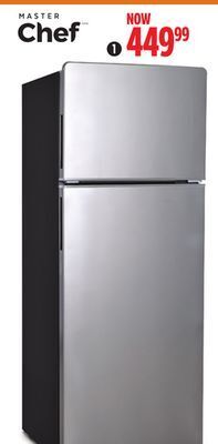 Canadian Tire Master chef 7.2 cu-ft stainless-steel fridge offer