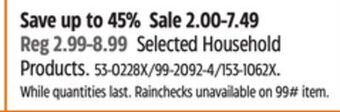 Canadian Tire Glad selected household products offer