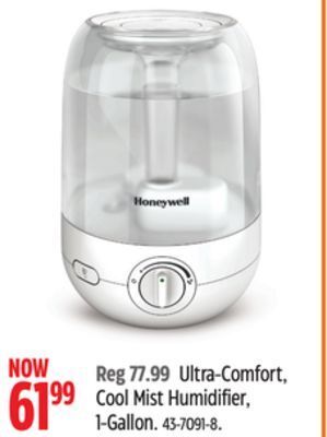 Canadian Tire Ultra-comfort, cool mist humidifier, 1-gallon offer