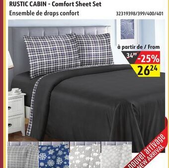Sushi Shop Rustic cabin - comfort sheet set offer