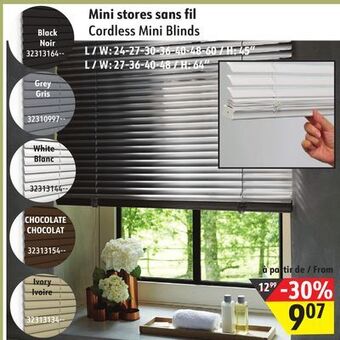 Sushi Shop Cordless mini blinds offer