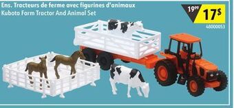 Sushi Shop Kubota farm tractor and animal set offer