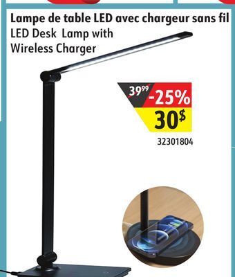 Sushi Shop Led desk lamp with wireless charger offer