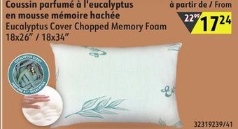 Sushi Shop Eucalyptus cover chopped memory foam offer