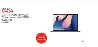 Staples Lenovo ideapad flex 5 14 touch windows laptop - intel i5-1335u - 16 gb ram - 512 gb ssd - windows 11 home offer